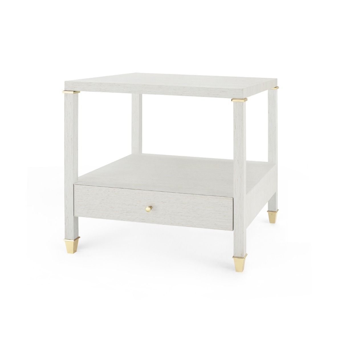 bungalow 5 pascal side table silver angle