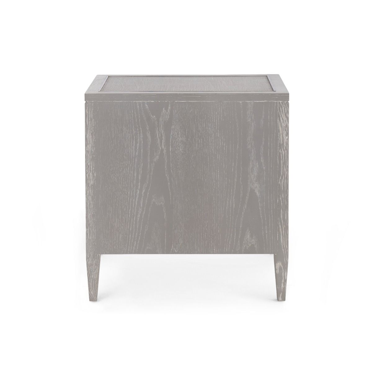 bungalow 5 paulina 3 drawer side table gray back
