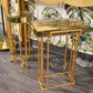 bungalow 5 prism side table gold