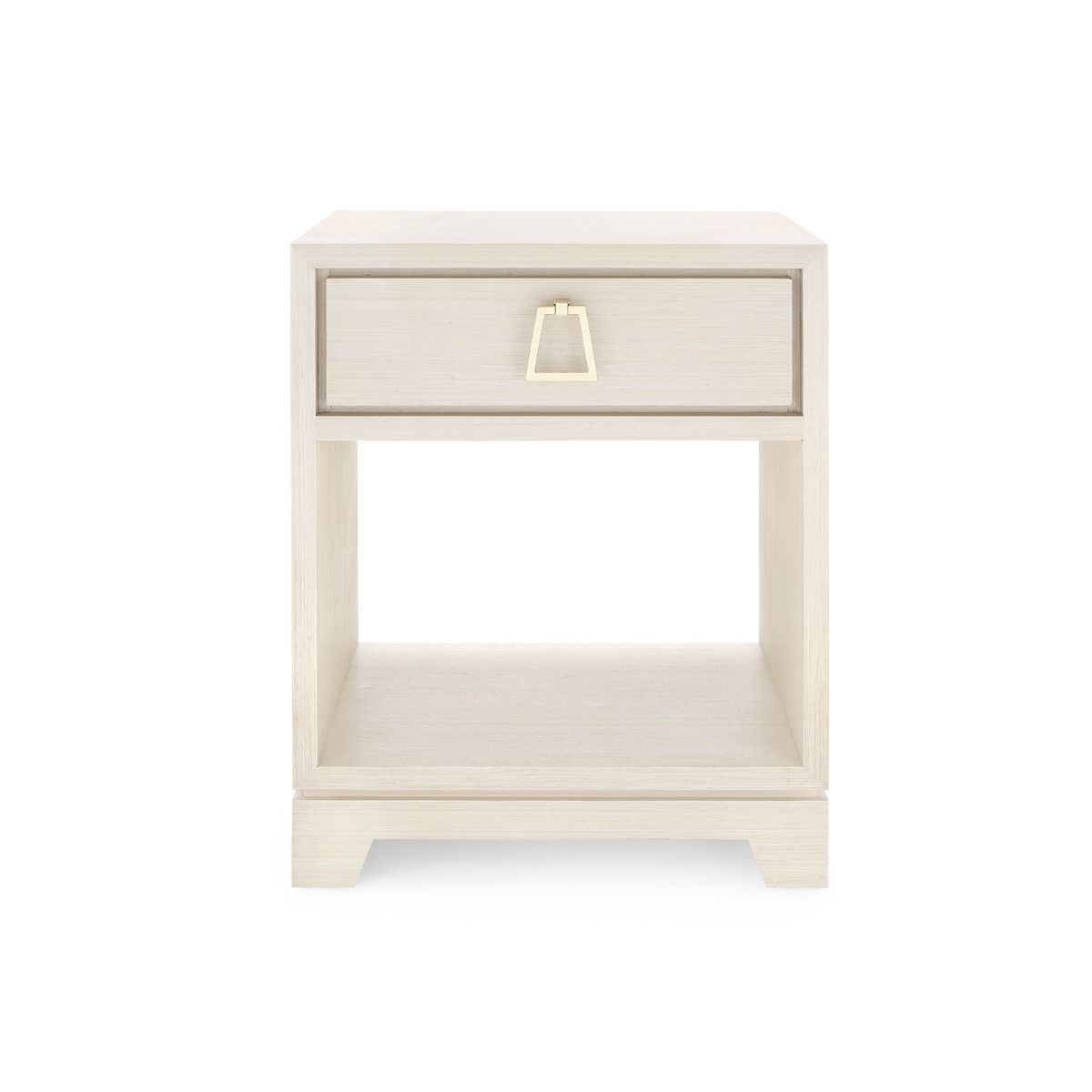 bungalow 5 stanford one drawer side table blanched oak