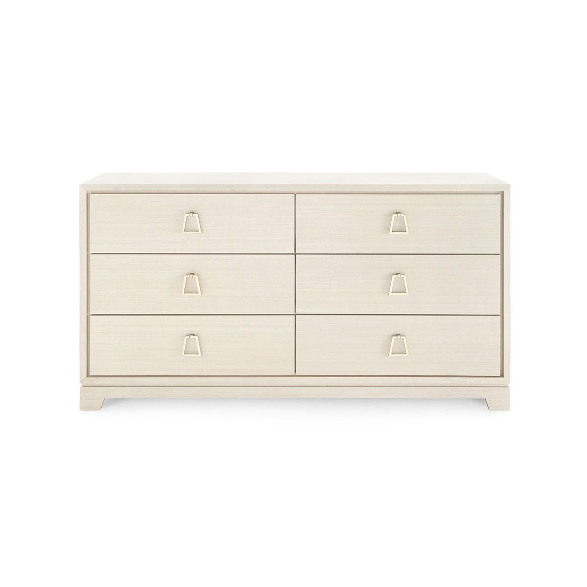 bungalow 5 stanford 6 drawer chest blanched white