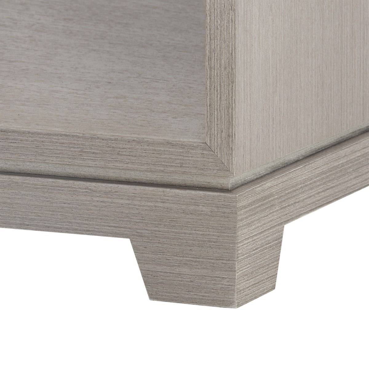 bungalow 5 stanford one drawer side table grey foot