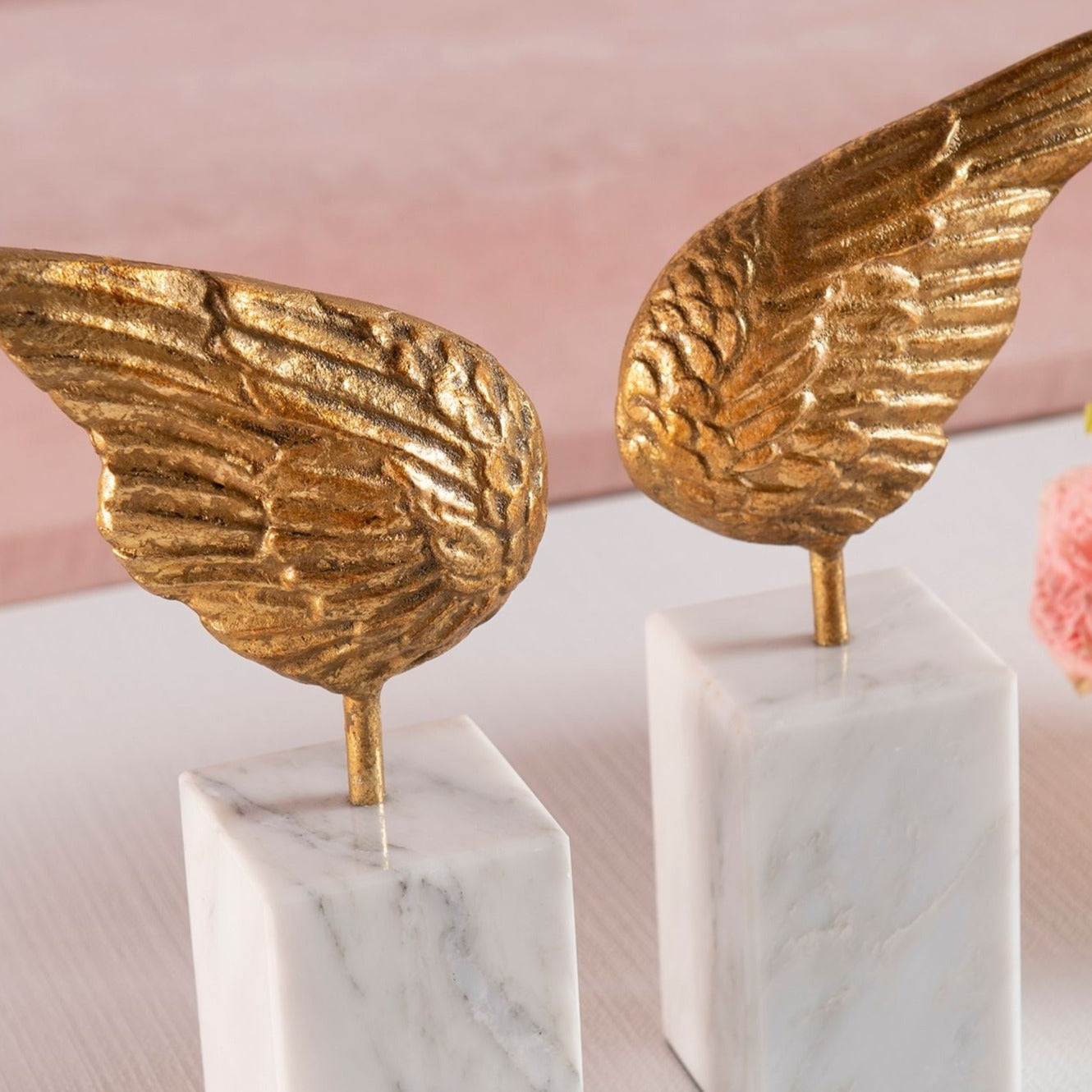 Designer Made Floating Wings in Gold, Small / Classic