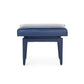 bungalow 5 winston stool navy blue leather front