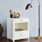 bungalow 5 ming 2 drawer side table white room