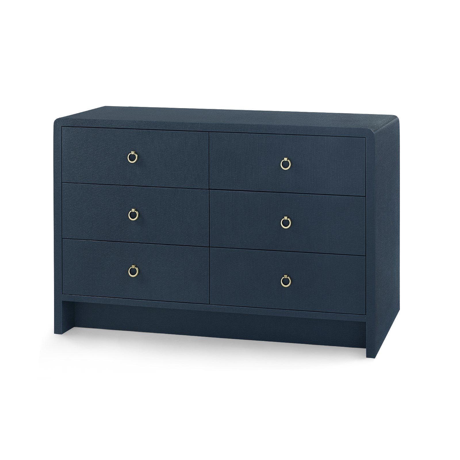 bungalow 5 bryant linen drawer navy blue