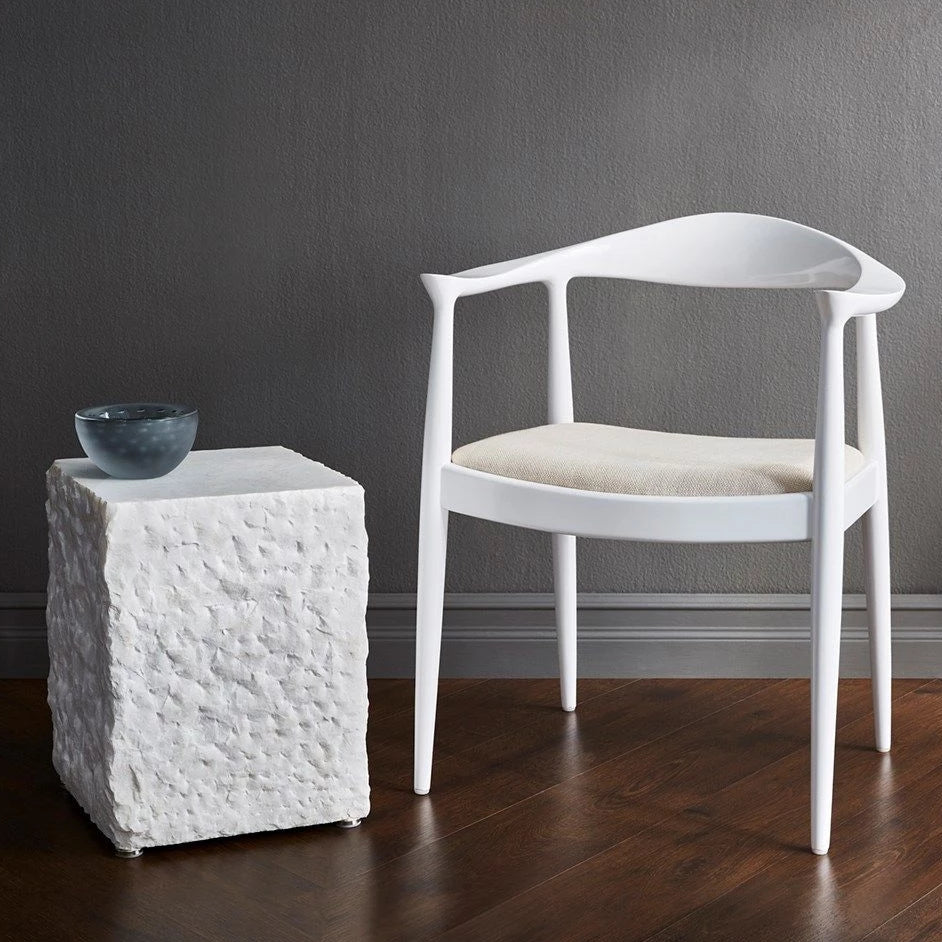 bungalow 5 danish armchair by white side table