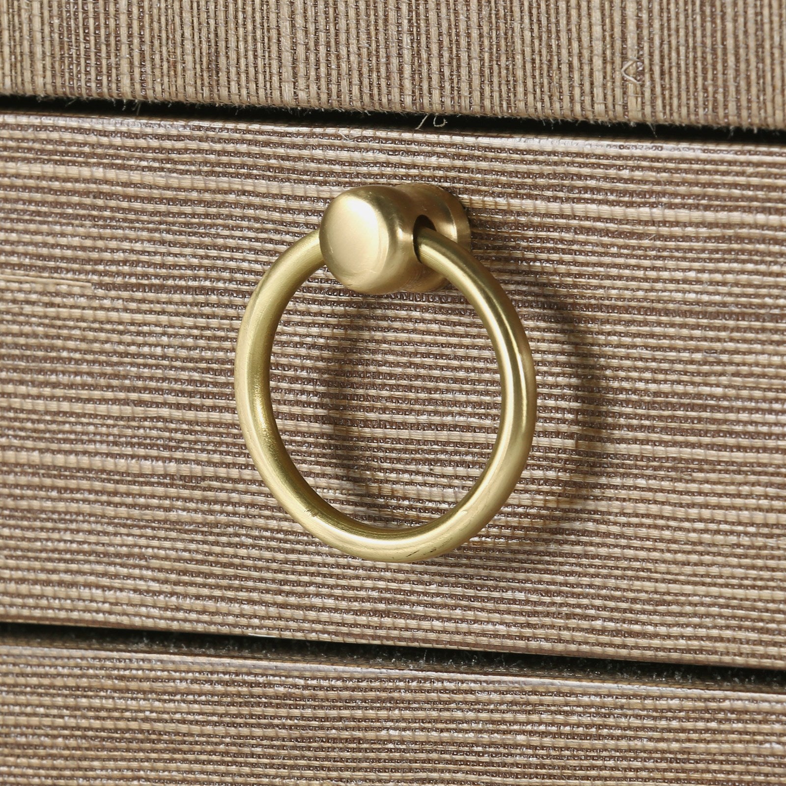 bungalow 5 ming 2 drawer side table gold ring pull