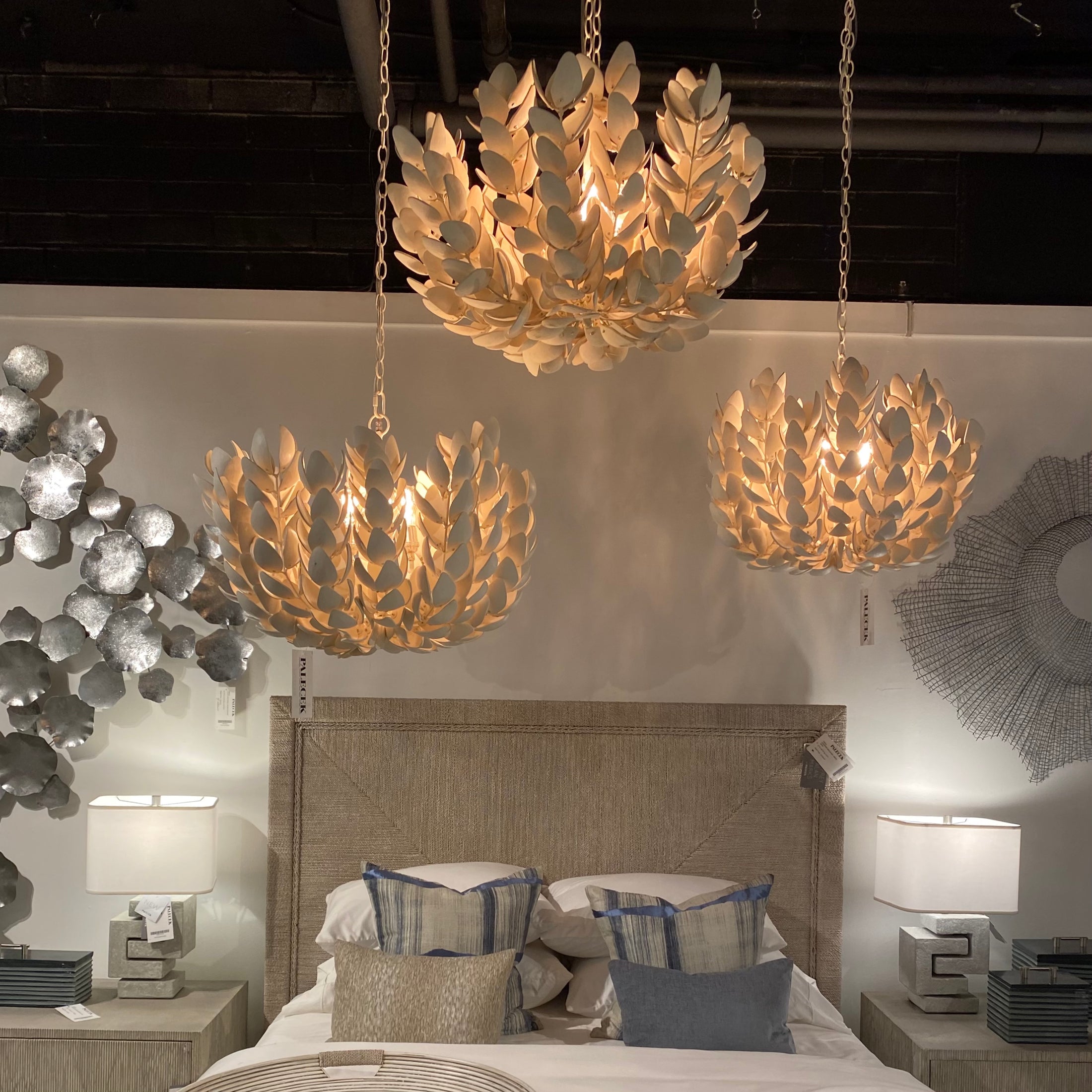 Palecek Coco Magnolia Hanging Pendant CLAYTON GRAY HOME