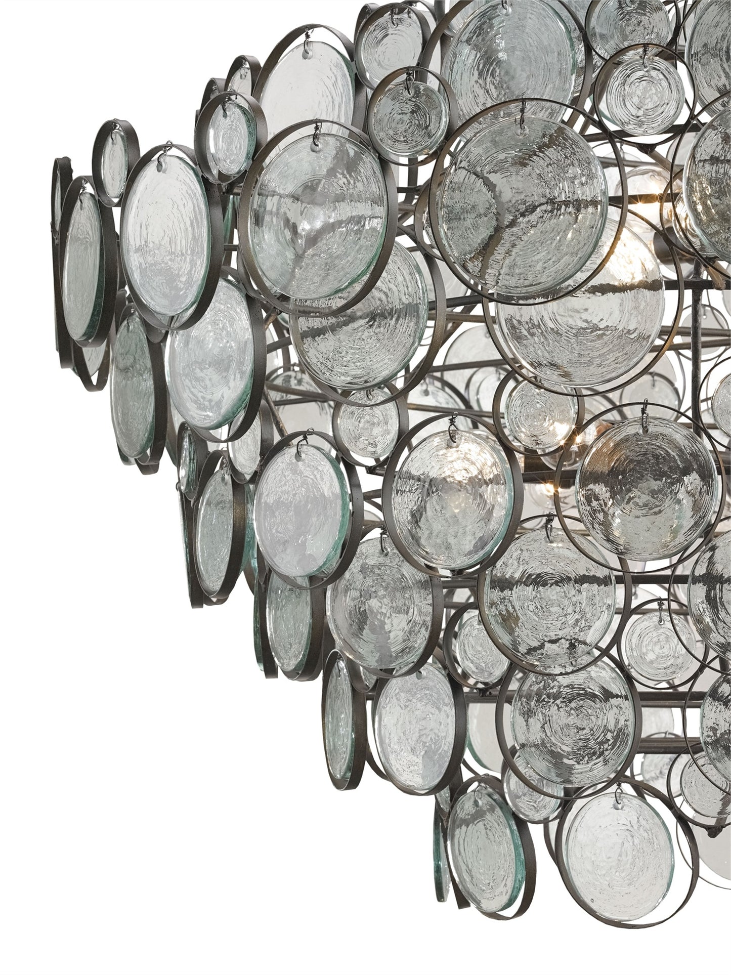 currey and company galahad chandelier detail