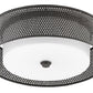 currey and company notte flush mount