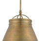 currey and company lumley pendant brass illuminated