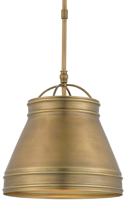 currey and company lumley pendant brass illuminated