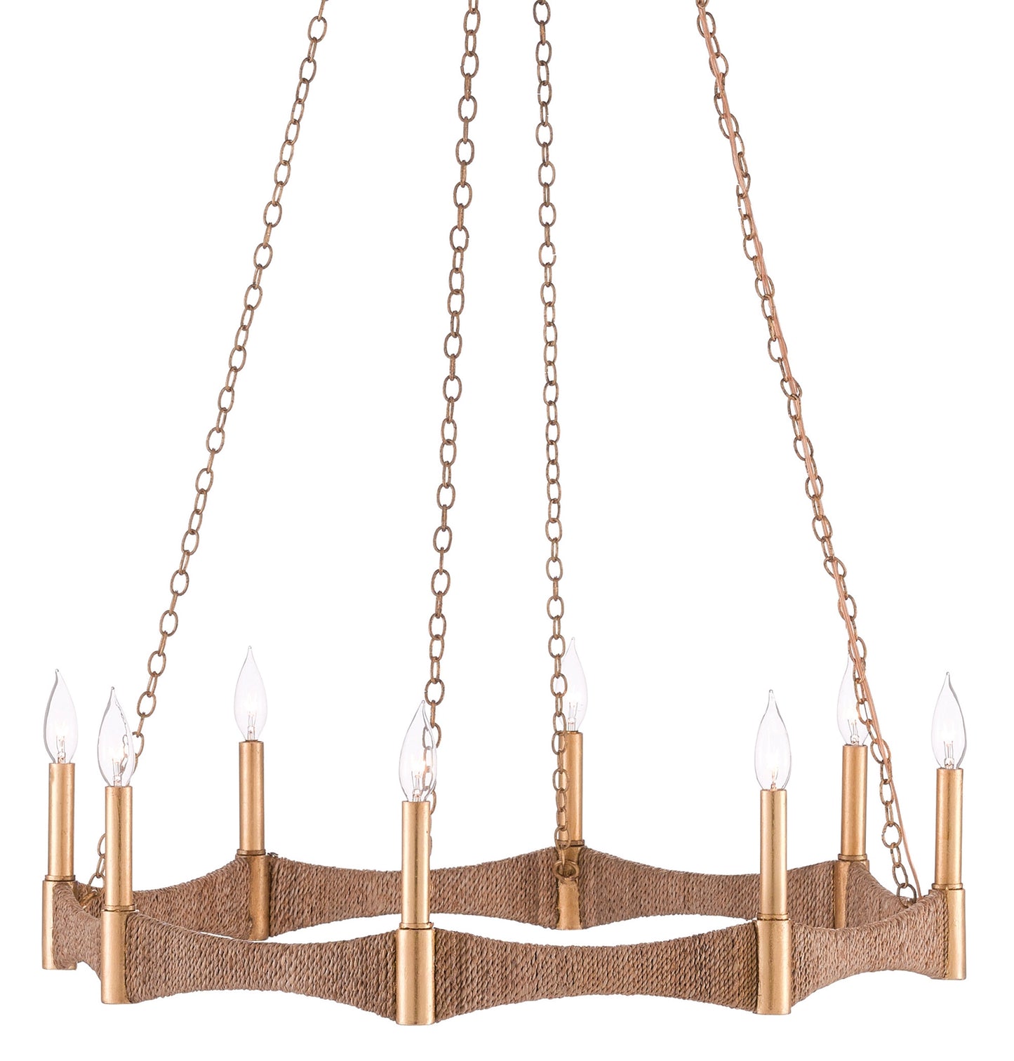 currey and company mallorca chandelier side
