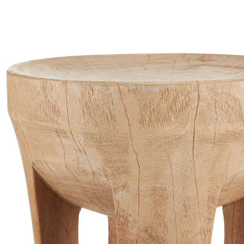 currey and company pia accent table detail