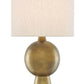 currey and company rami lamp brass illuminated