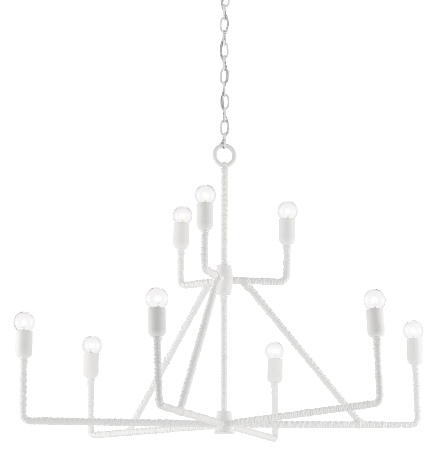 currey and company trilling chandelier side
