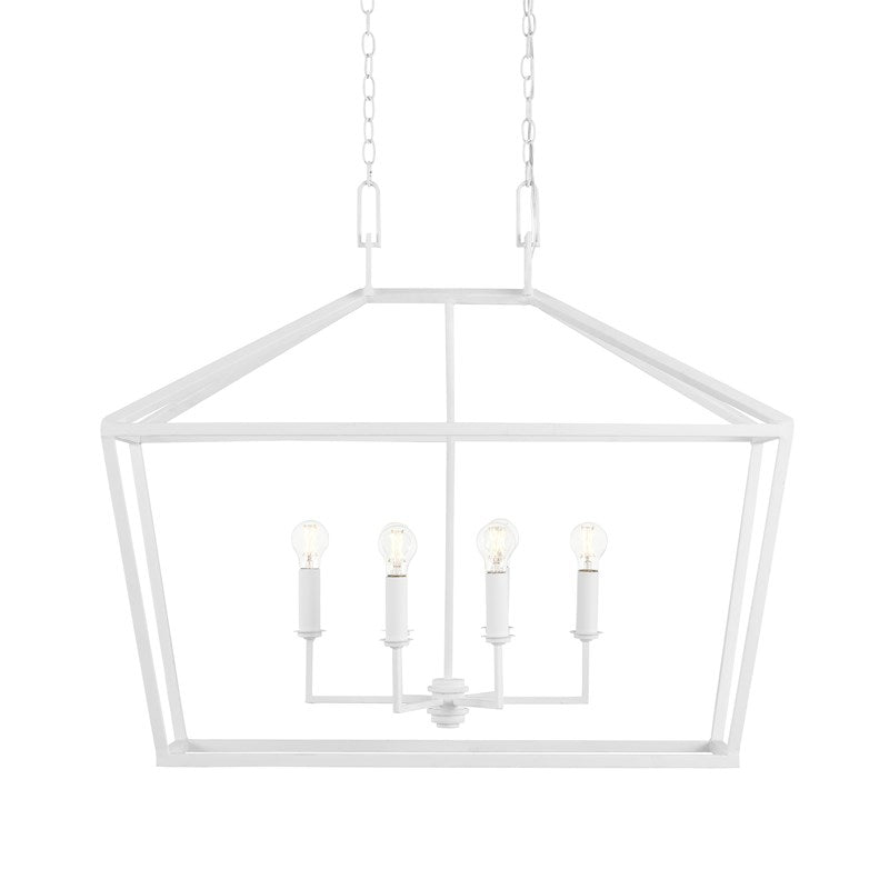 currey denison rectangular chandelier