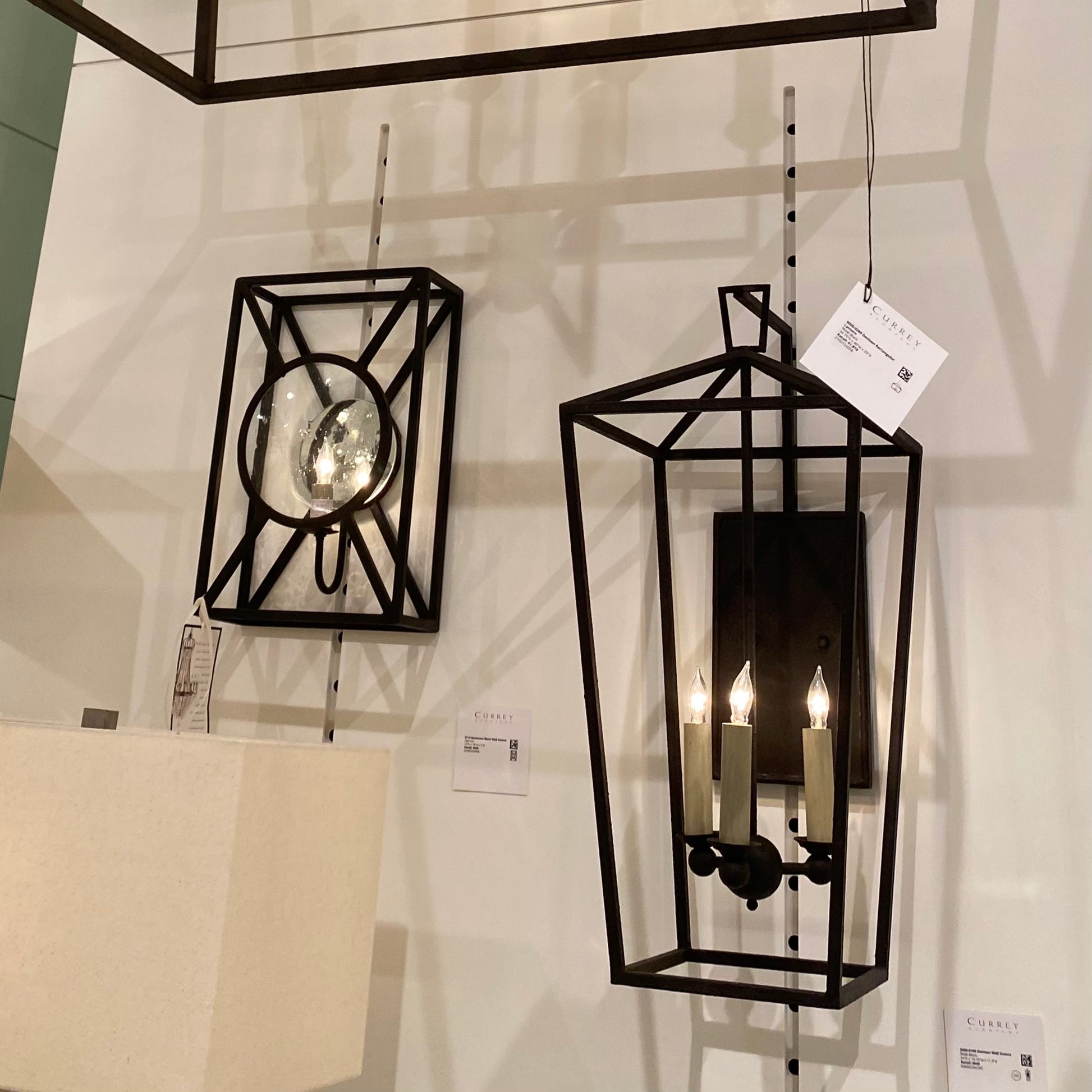 currey and company Denison wall sconce showroom