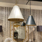 currey and company pierrepont pendants black gold