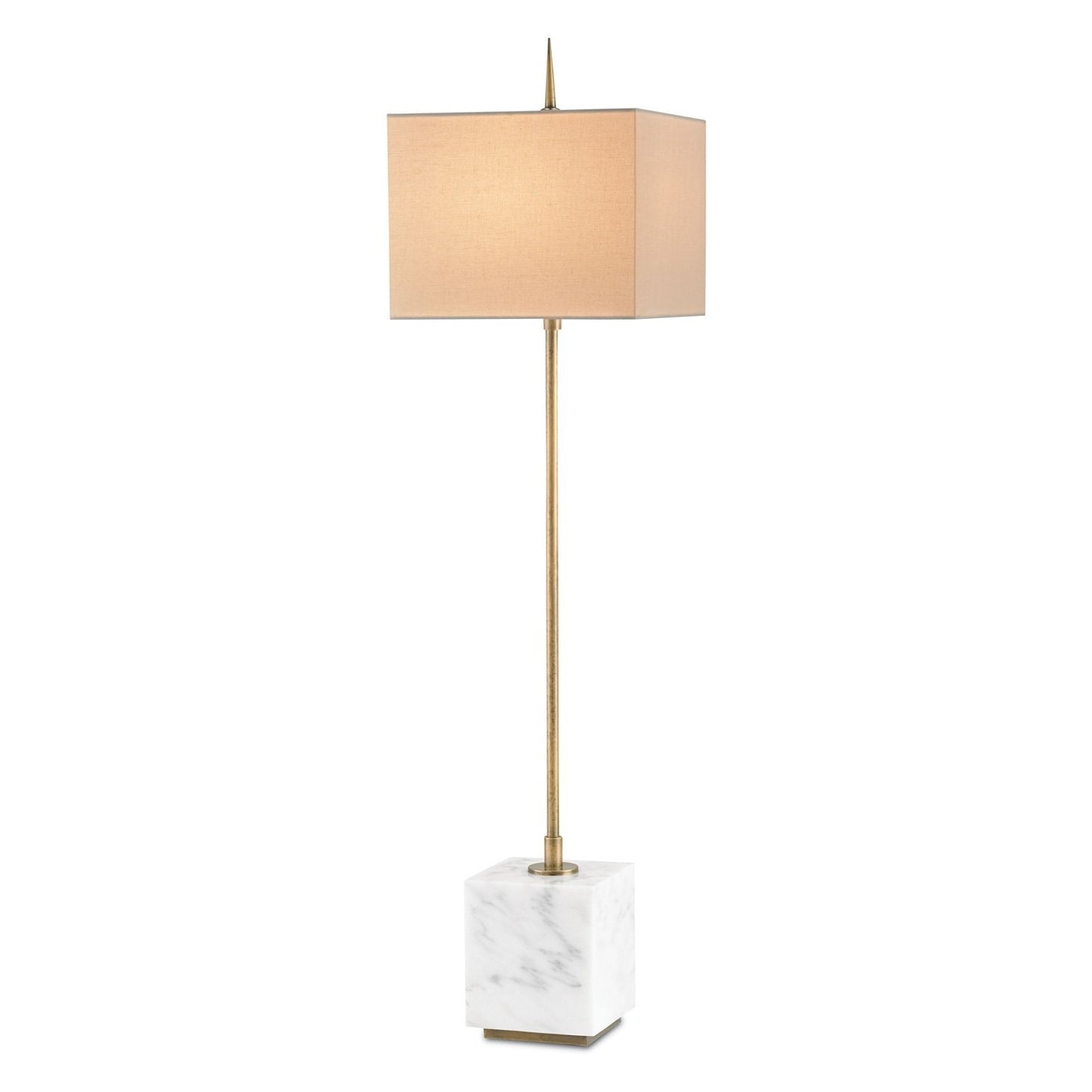 currey and company thompson console lamp white