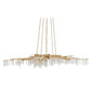 currey and company forest light chandelier quartz white pendant