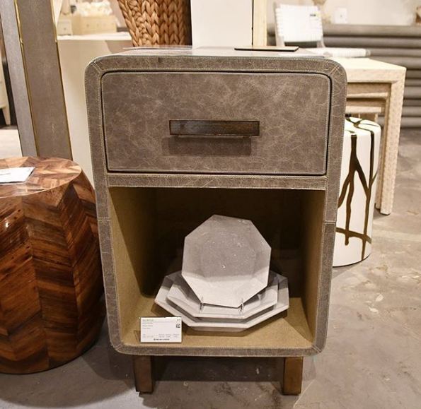 made goods dante single nightstand storm gray leather market