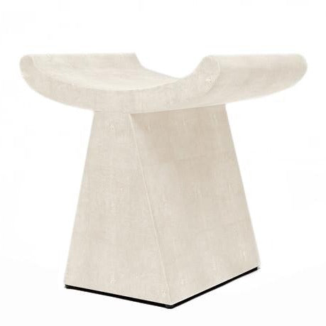 made goods annika stool ivory seating extra seat faux shagreen