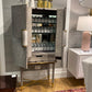 bungalow 5 florian tall bar cabinet gray showroom