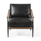 four hands kennedy chair sonoma black front