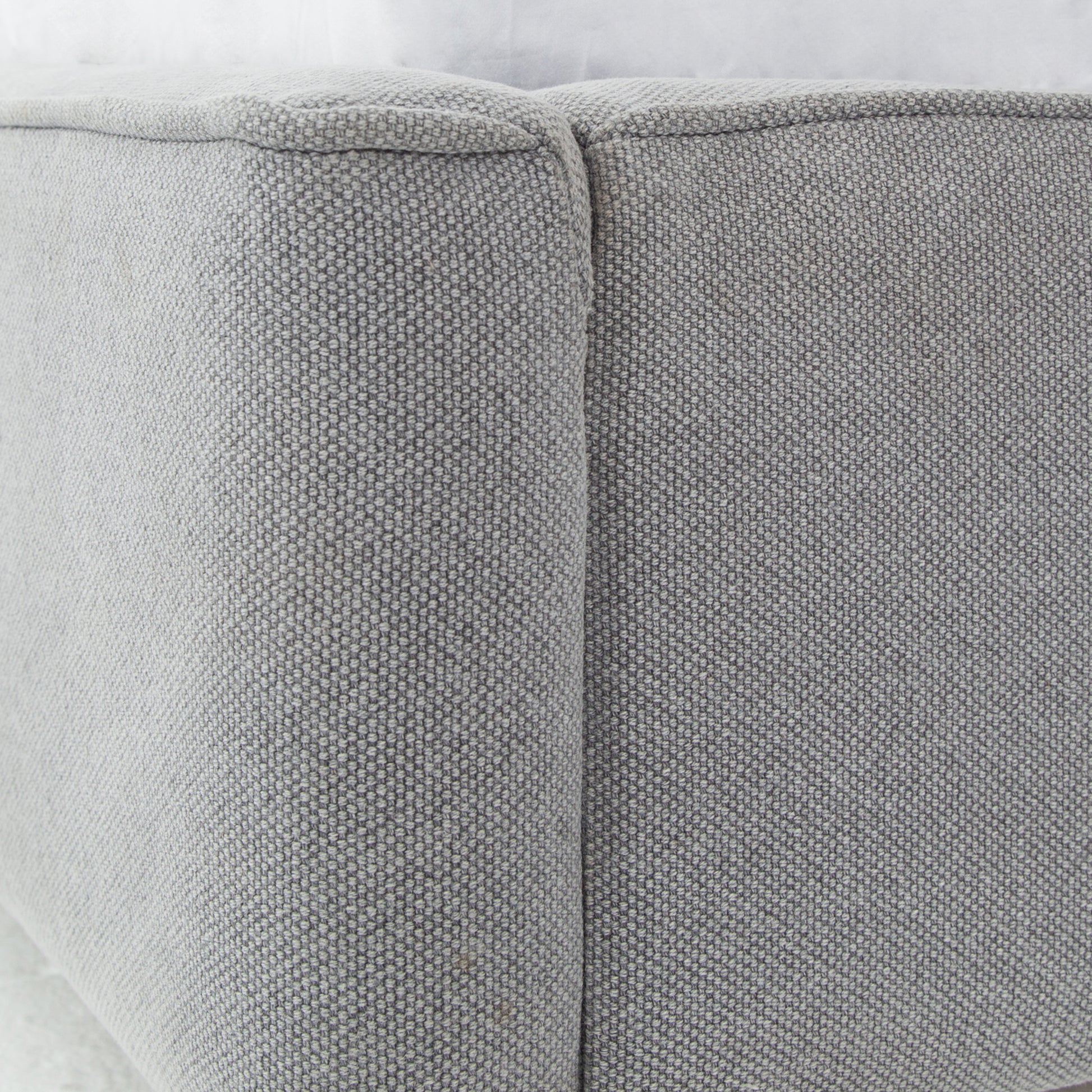 four hands aidian bed pebble pewter upholstery  detail