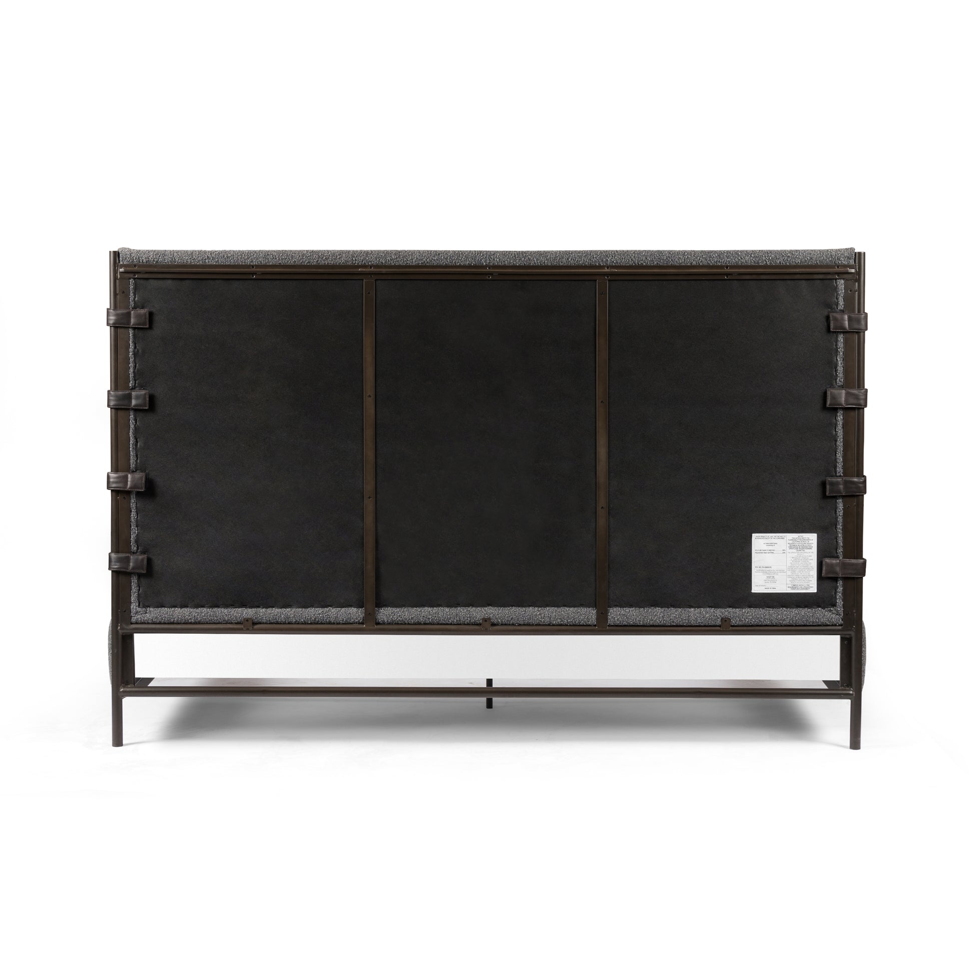 four hands anderson bed charcoal back