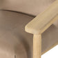 four hands arnett chair harness burlap arm detail
