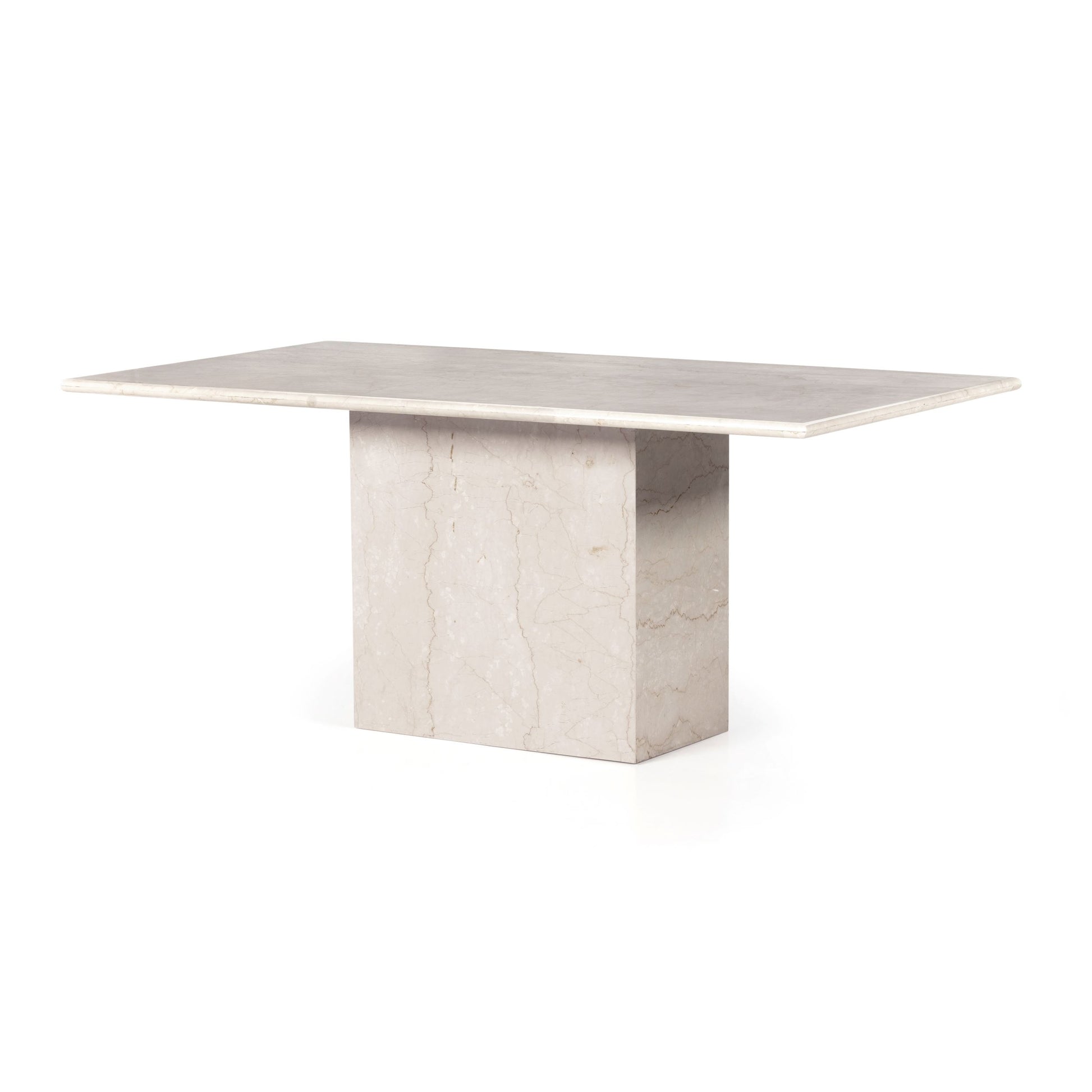 four hands arum dining table angle