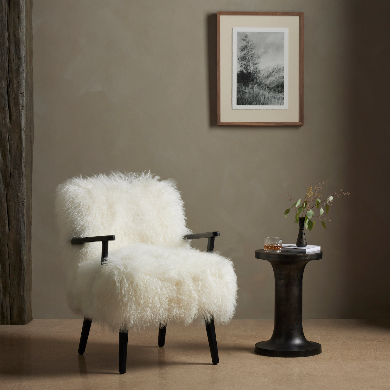 Black and cream armchair new arrivals