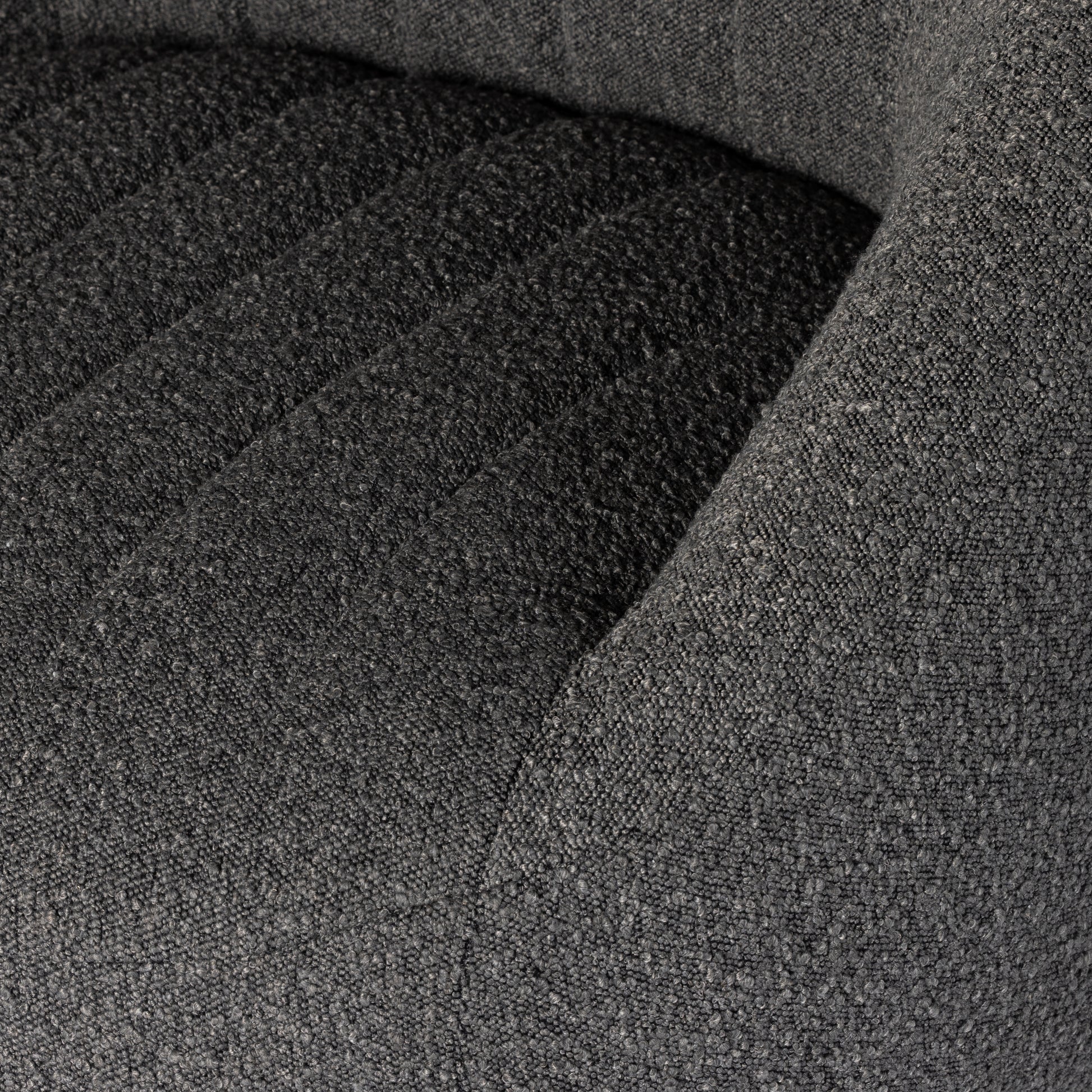 four hands audie swivel chair knoll charcoal detail