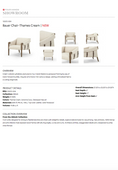 Four Hands Bauer Chair Thames Cream – CLAYTON GRAY HOME