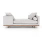 four hands brady chaise silver front