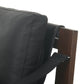 four hands cesar chair black leather
