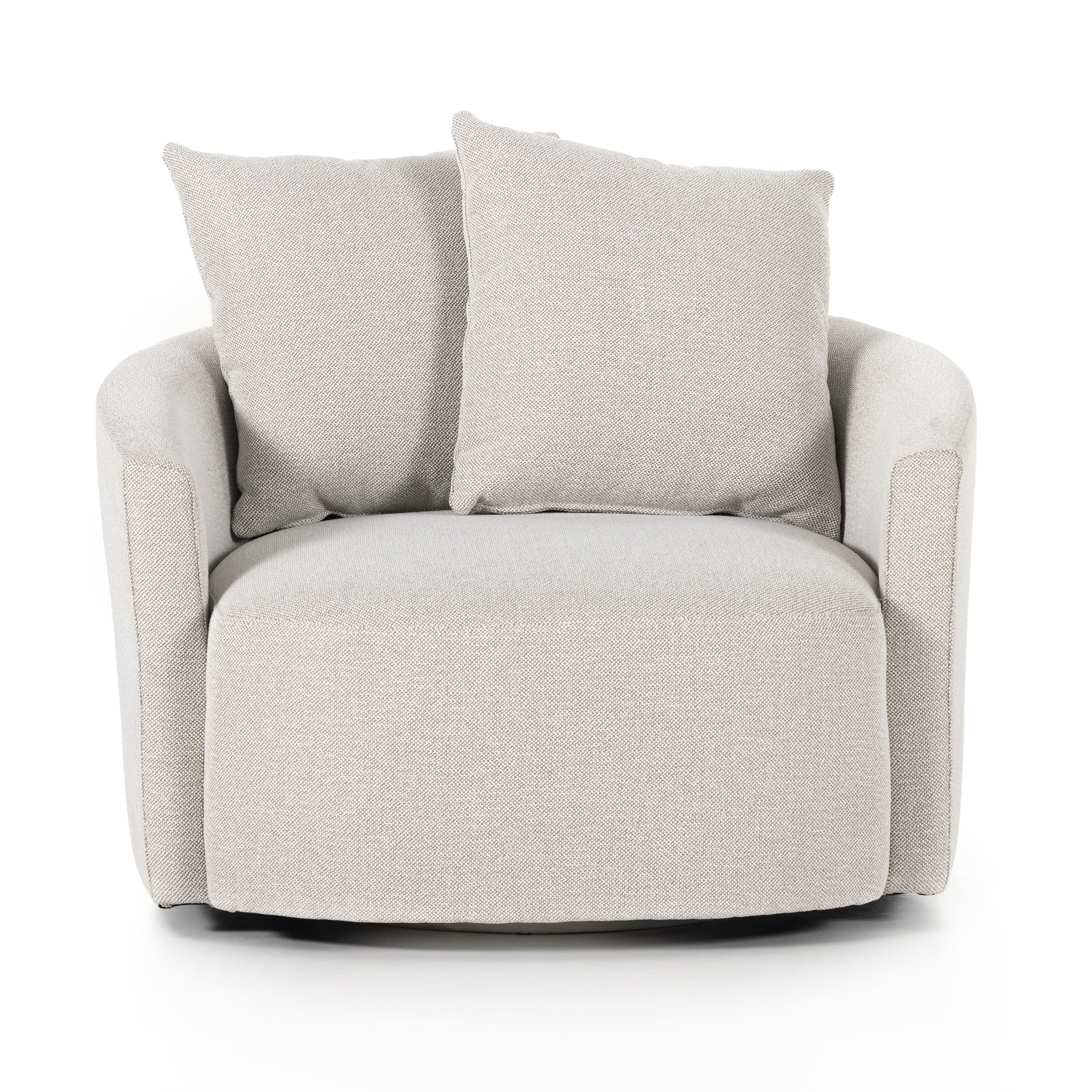 Four Hands Chloe Swivel Chair Delta Bisque CLAYTON GRAY HOME