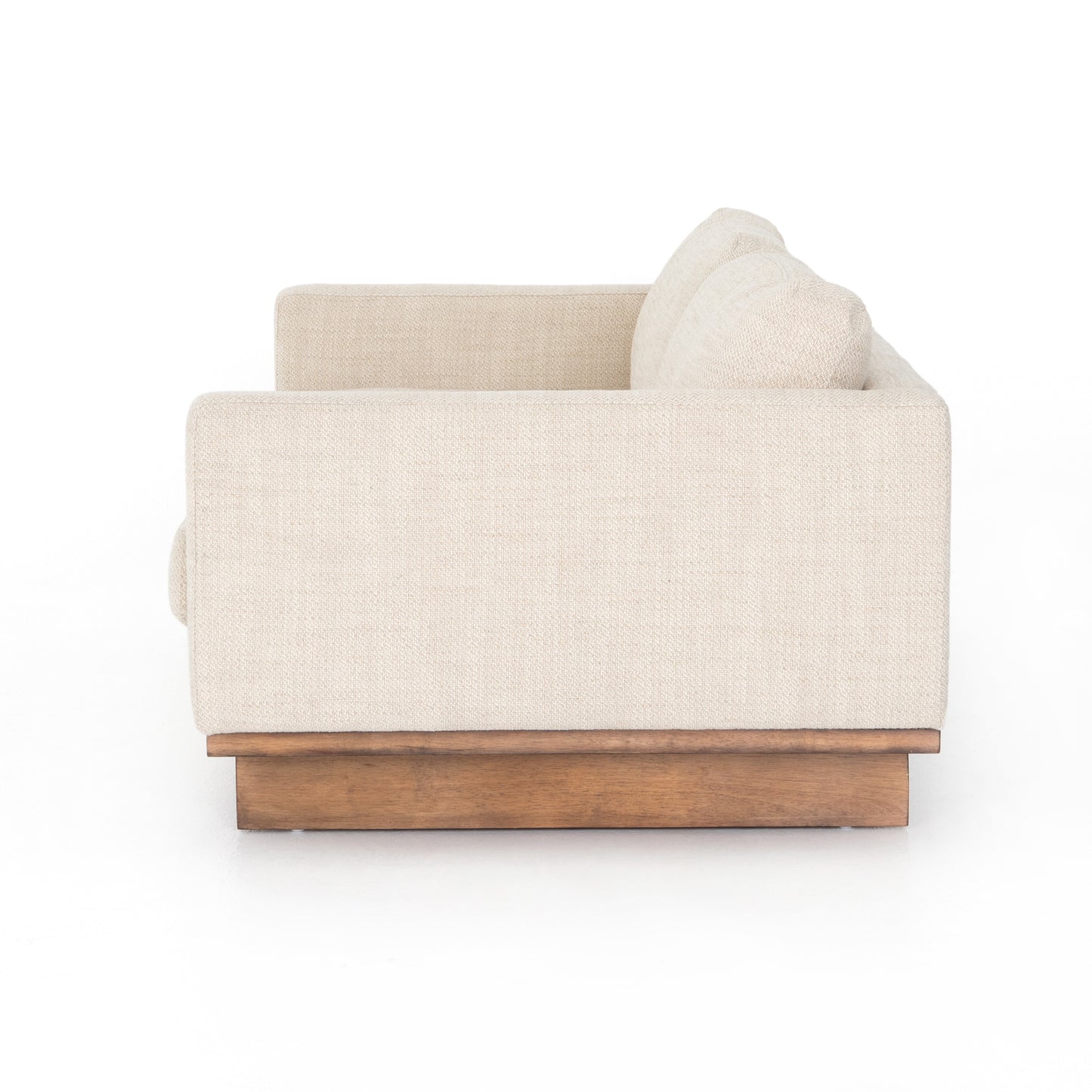 four hands everly sofa neutral  taupe side