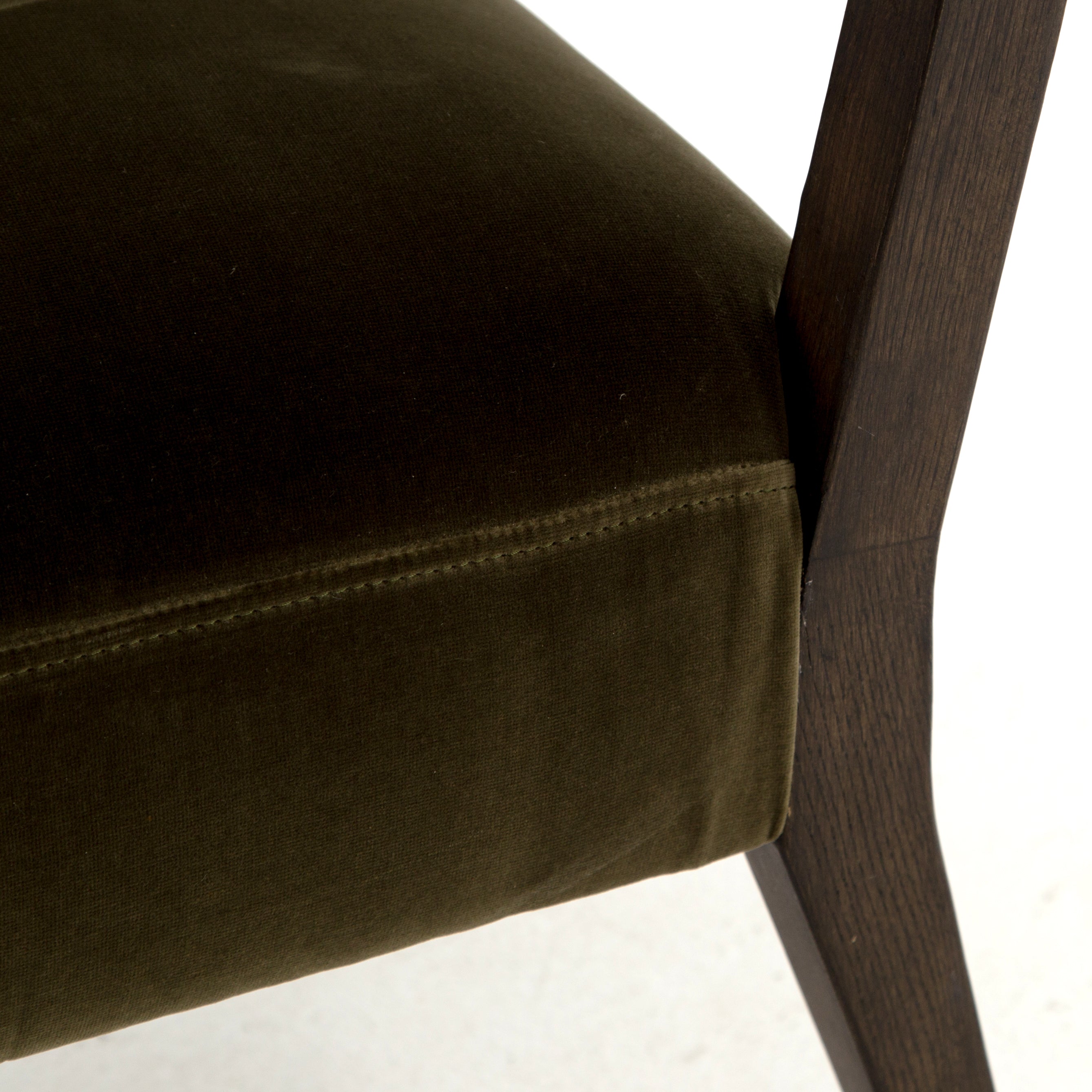 Olive green club discount chair