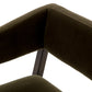 four hands gary club chair olive green interior detail