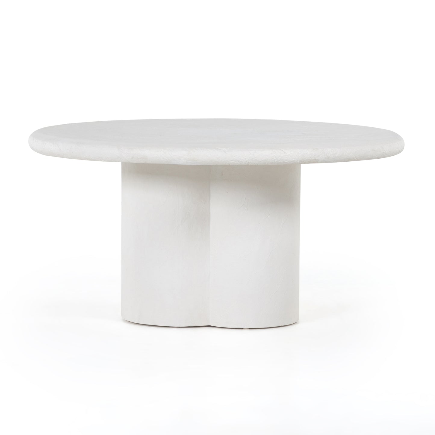 four hands grano dining table white center