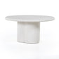 four hands grano dining table white 