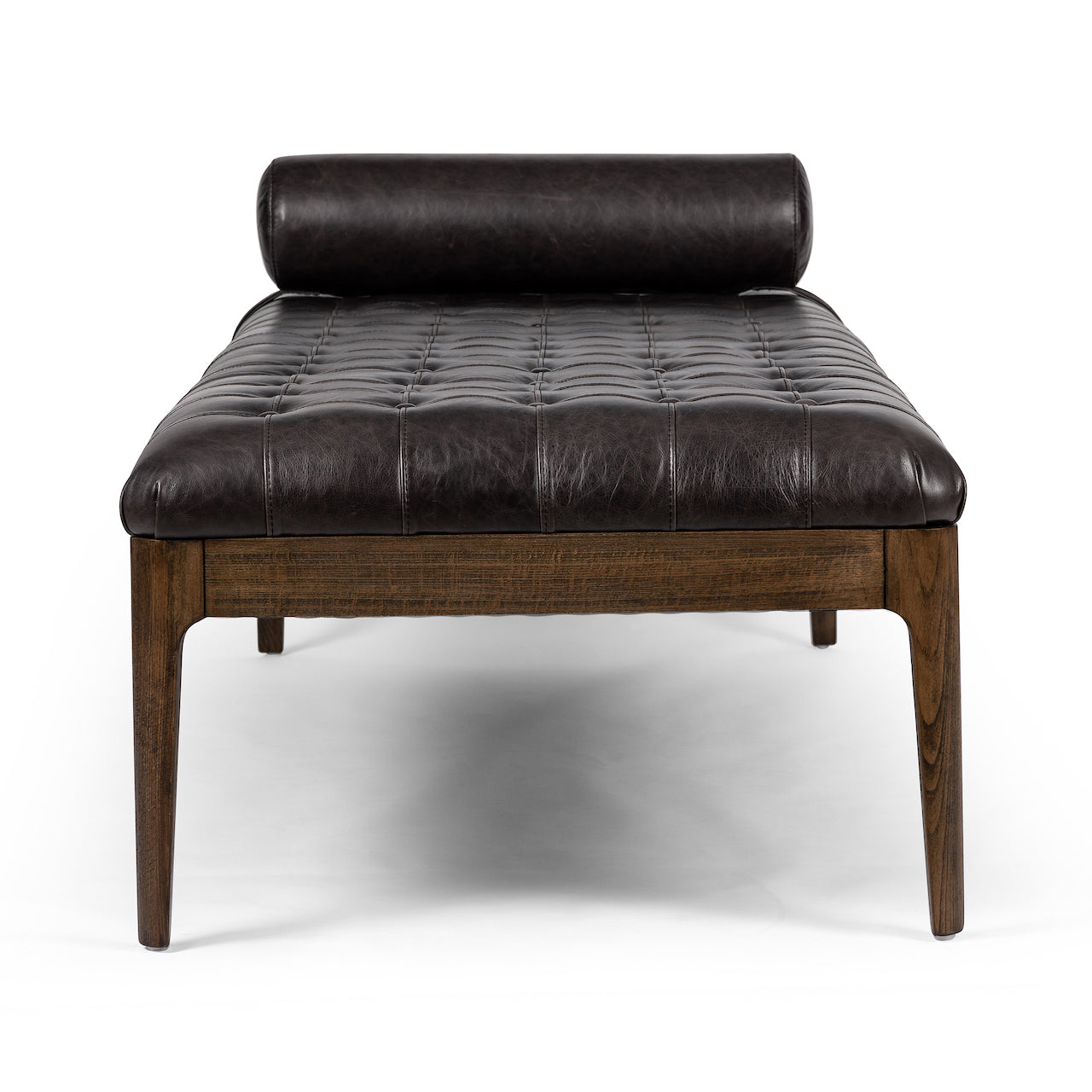 four hands joanna bench sonoma black front