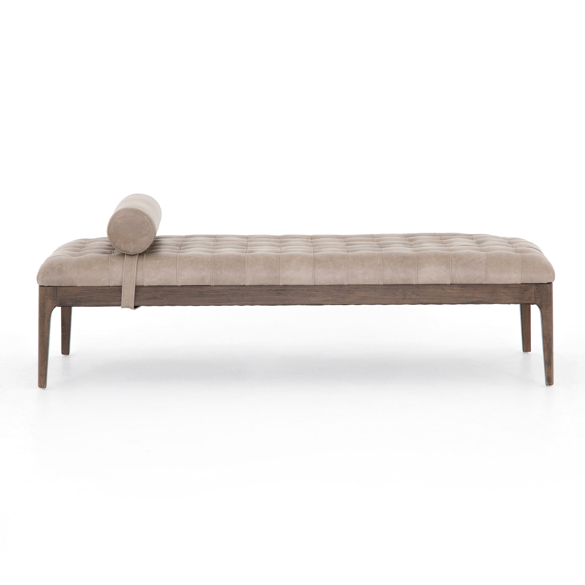 four hands joanna bench sonoma grey side