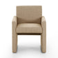 four hands kima dining chair heron sand front