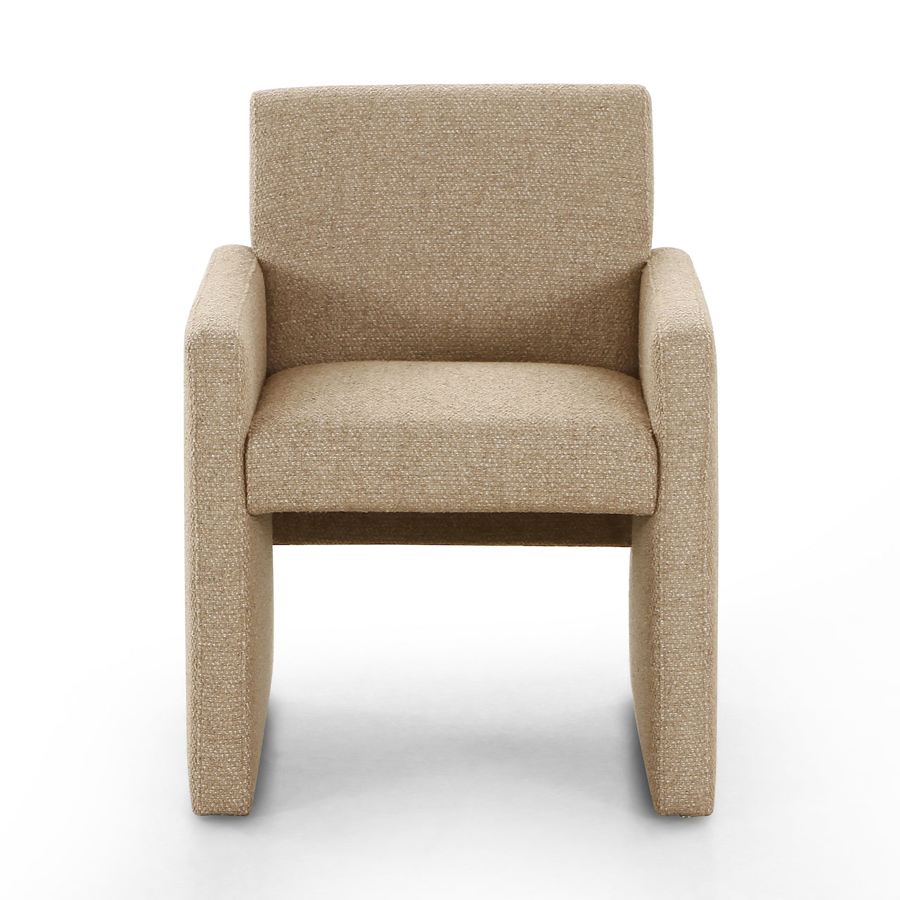 four hands kima dining chair heron sand front