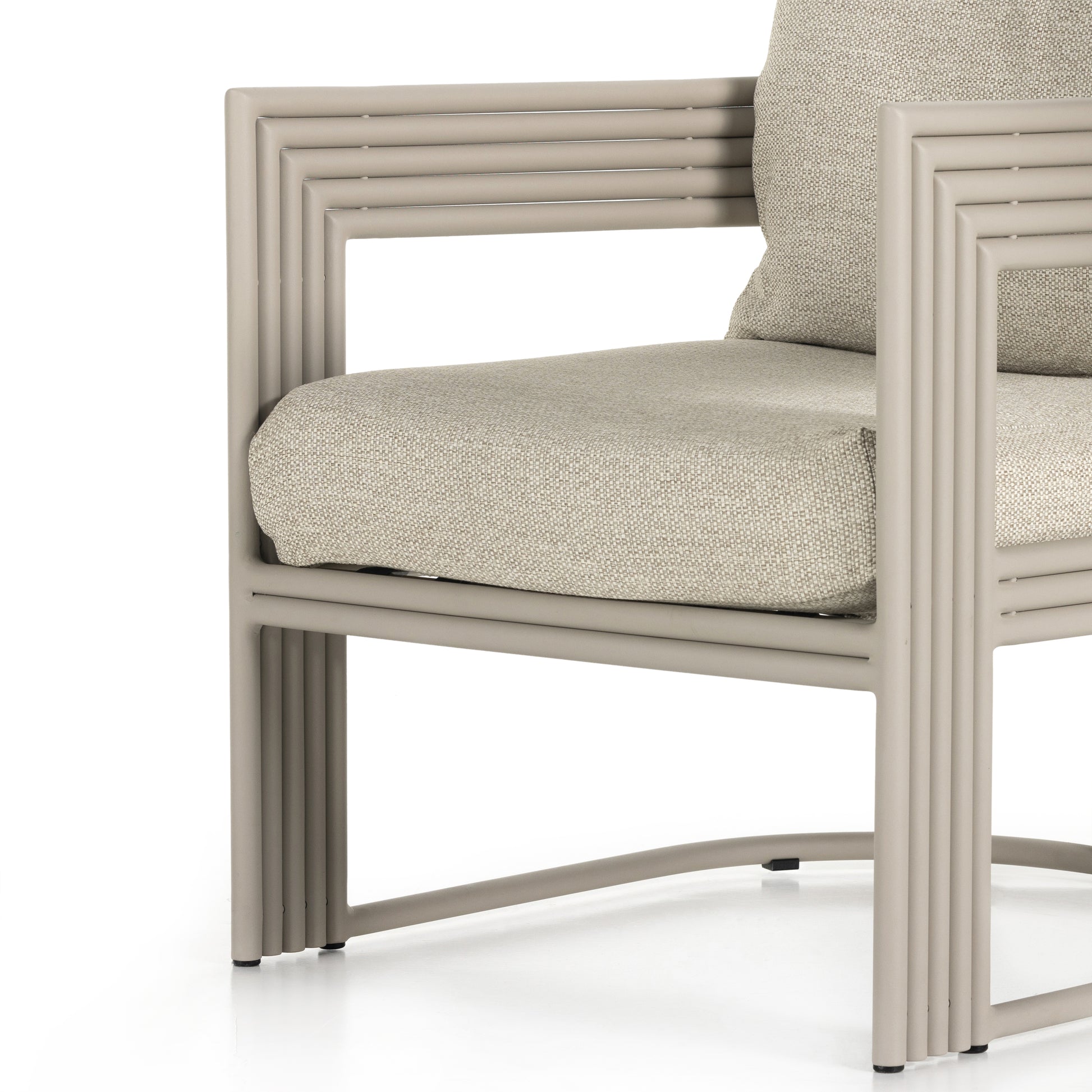 four hands lambert outdoor chair dove taupe 